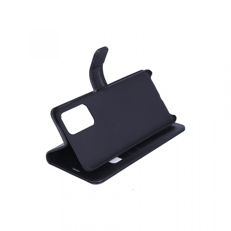 Radicover Radiation protected Mobilewallet PU Samsung A72 Flipcover Black 3-Led RFID