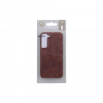 Onsala Mobilecover Brown with Cardpocket Samsung S22
