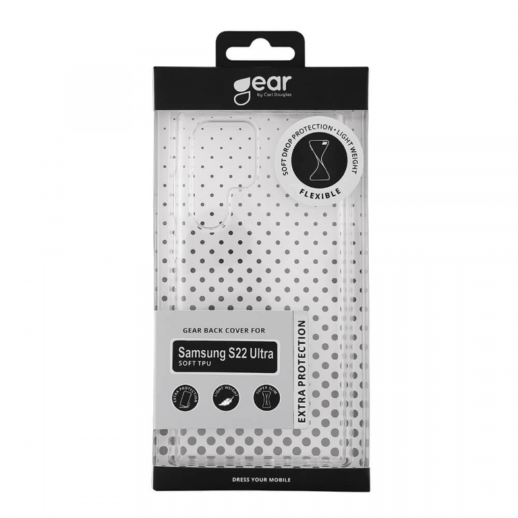 Gear Phone Case TPU Transparent - Samsung S22 Ultra
