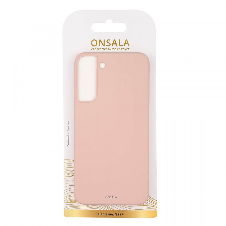 Onsala Phone Case Silicone Sand Pink - Samsung S22+