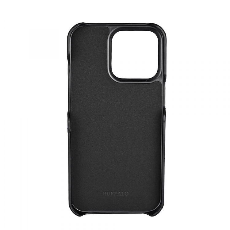 Buffalo Phone Case Leather Black - iPhone 13 Pro Buffalo Phone Case Leather Black - iPhone 13 Pro