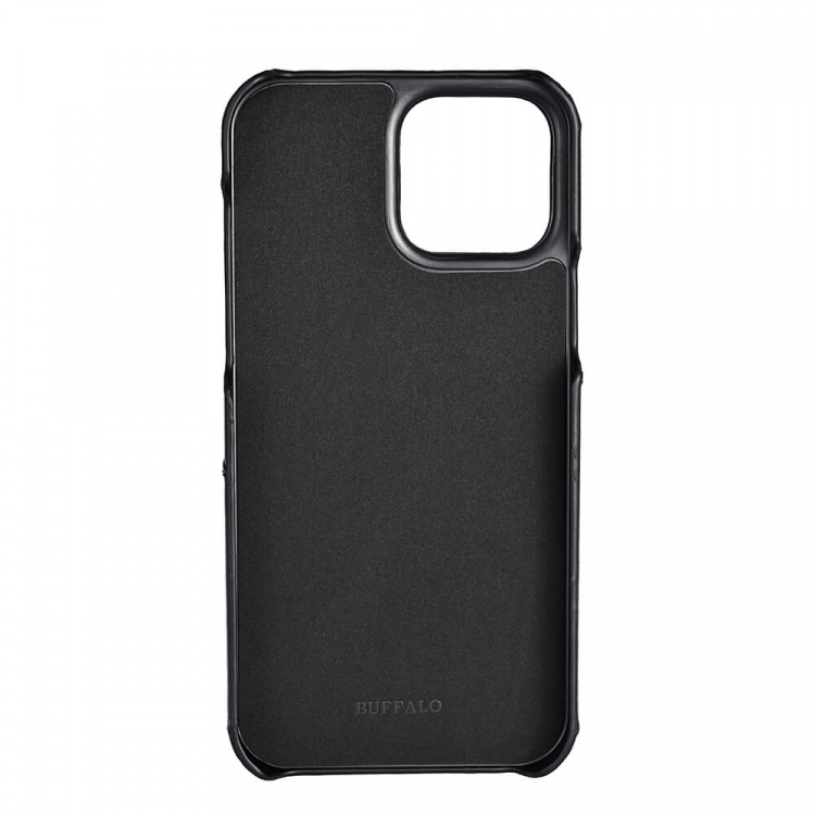 Buffalo Phone Case Leather Black - iPhone 13 Pro Max Buffalo Phone Case Leather Black - iPhone 13 Pro Max