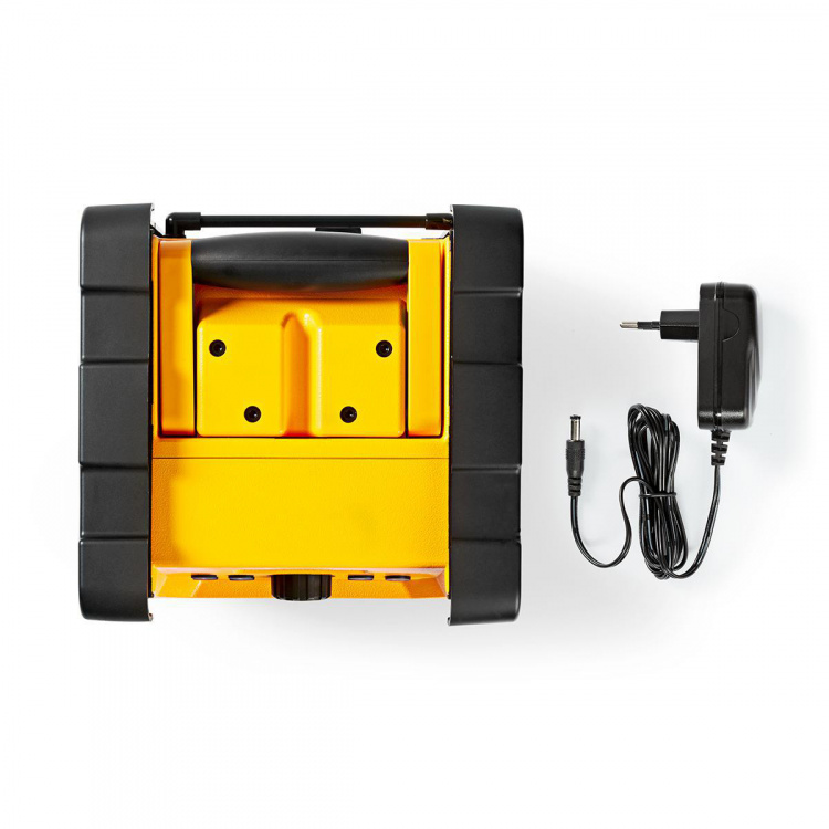 Nedis FM Radio | Jobsite Radio | FM | Battery Powered / Mains Powered | Digital | 15 W | Screen size: 2.2 