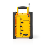 Nedis FM Radio | Jobsite Radio | FM | Battery Powered / Mains Powered | Digital | 15 W | Screen size: 2.2 