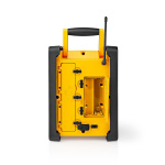 Nedis FM Radio | Jobsite Radio | FM | Battery Powered / Mains Powered | Digital | 15 W | Screen size: 2.2 