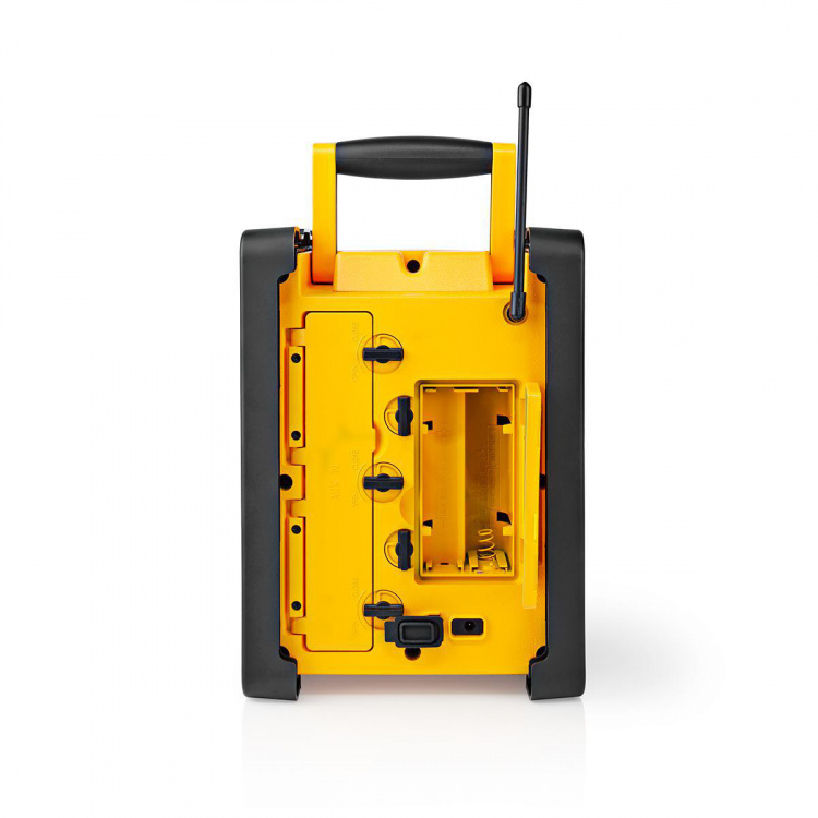 Nedis FM Radio | Jobsite Radio | FM | Battery Powered / Mains Powered | Digital | 15 W | Screen size: 2.2 