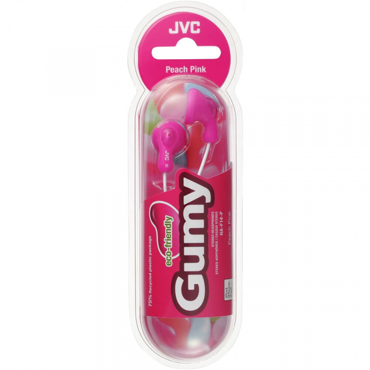 JVC Headphone F14 Gumy In-Ear Pink