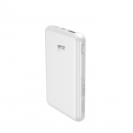 Gear Powerbank 5000mAh LiPolymer Ultracompact 2A 1xUSB-C 2xUSB-A 1xMicroUSB White