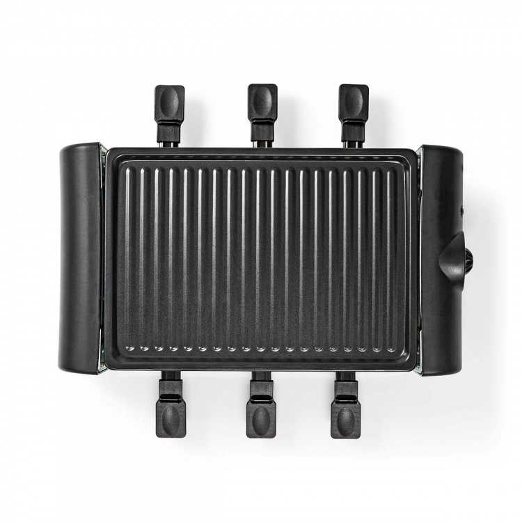 Nedis Gourmet / Raclette | Grill | 6 Persons | Spatula | Temperature setting | Non stick coating | Rectangle Nedis Gourmet / Raclette | Grill | 6 Persons | Spatula | Temperature setting | Non stick coating | Rectangle