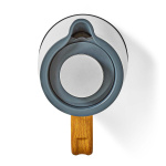 Nedis Electric Kettle | 1.7 l | Soft-Touch | White | Rotatable 360 degrees | Concealed heating element | Strix® controller | Boil-dry protection