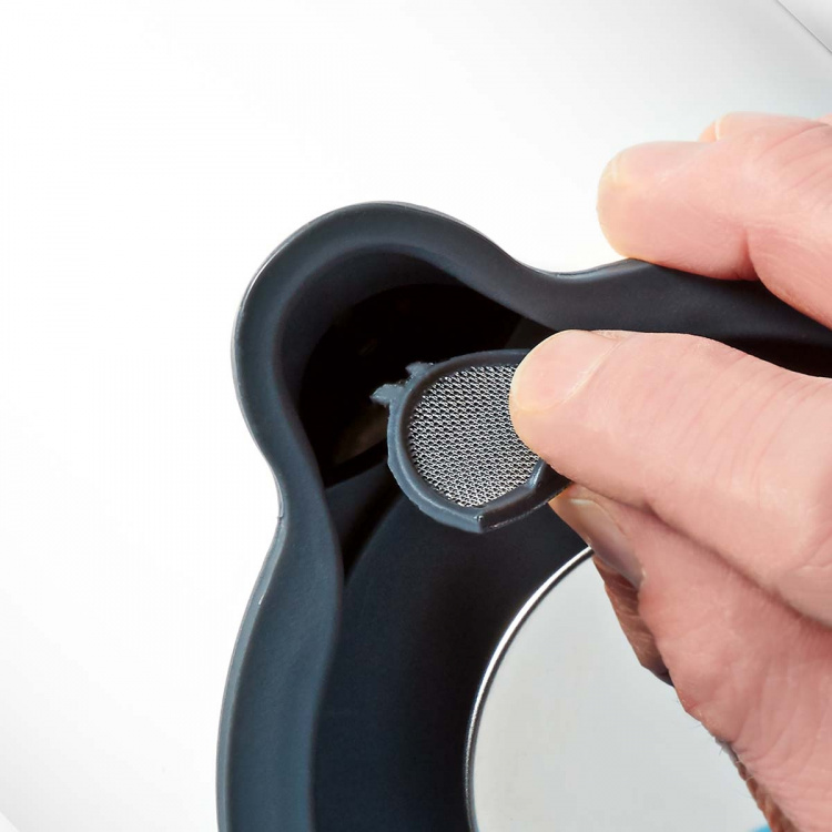 Nedis Electric Kettle | 1.7 l | Soft-Touch | White | Rotatable 360 degrees | Concealed heating element | Strix® controller | Boil-dry protection