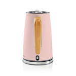 Nedis Electric Kettle | 1.7 l | Soft-Touch | Pink | Rotatable 360 degrees | Concealed heating element | Strix® controller | Boil-dry protection Nedis Electric Kettle | 1.7 l | Soft-Touch | Pink | Rotatable 360 degrees | Concealed heating element | Strix® controller | Boil-dry protection