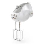 Nedis Hand Mixer | 200 W | 5-Speed Settings | Turbo feature | 2 Beaters / 2 Dough Hooks | Grey / White