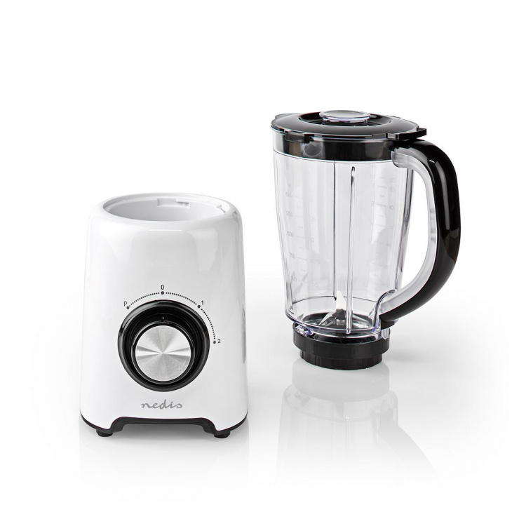 Nedis Stand Blender | 800 W | 1.5 l | Plastic | 2-Speed Settings | White
