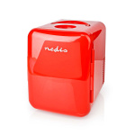 Nedis Portable Mini Fridge | 4 l | 12 V DC / 100 - 240 V AC | Red