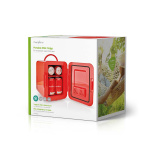 Nedis Portable Mini Fridge | 4 l | 12 V DC / 100 - 240 V AC | Red