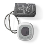 Nedis Blood Pressure Monitor | Arm | LCD | 22 - 42 cm | Memory slots: 60 | White