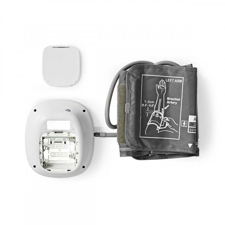Nedis Blood Pressure Monitor | Arm | LCD | 22 - 42 cm | Memory slots: 60 | White
