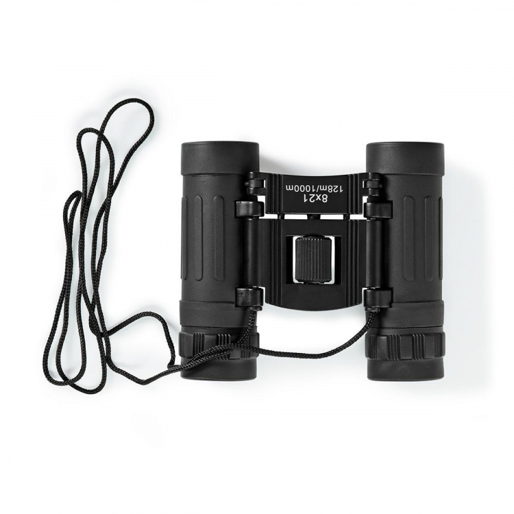 Nedis Binocular | Magnification: 8 x | Objective lens diameter: 21 mm | Field of view: 128 m | Travel bag included | Black