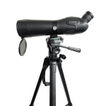 Nedis Spotting Scope | Magnification range: 20-60 | Objective lens diameter: 60 mm | Field of view: 38 m | Dioptric correction | Travel bag included | Black