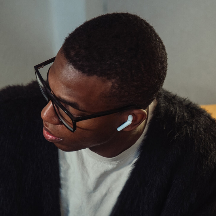 JAYS Headphone t-Six TWS True Wireless In-Ear White JAYS Headphone t-Six TWS True Wireless In-Ear White