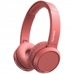 Philips On-ear Bluetooth Headphones Red