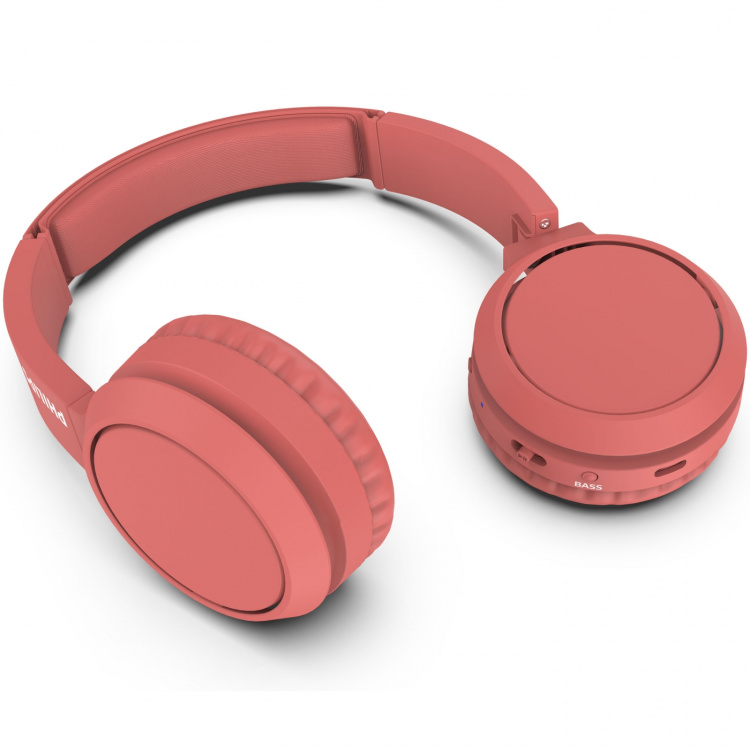 Philips On-ear Bluetooth Headphones Red