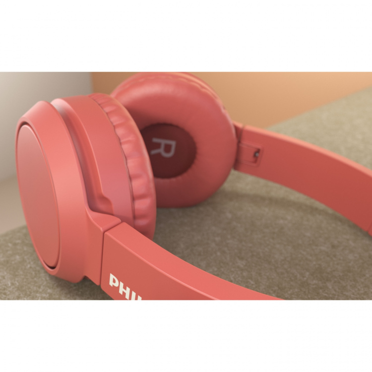 Philips On-ear Bluetooth Headphones Red