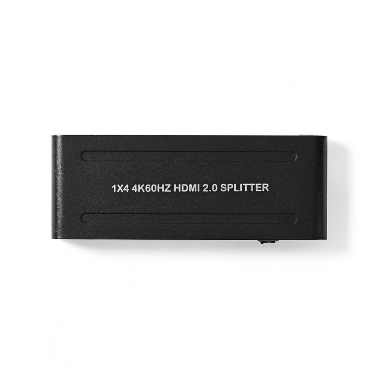 Nedis HDMI™ Splitter | 4 port(s) | 4x HDMI™ Output | 4K@60Hz | 18 Gbps | Metal | Anthracite
