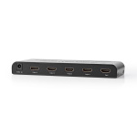 Nedis HDMI™ Splitter | 4 port(s) | 4x HDMI™ Output | 4K@60Hz | 18 Gbps | Metal | Anthracite