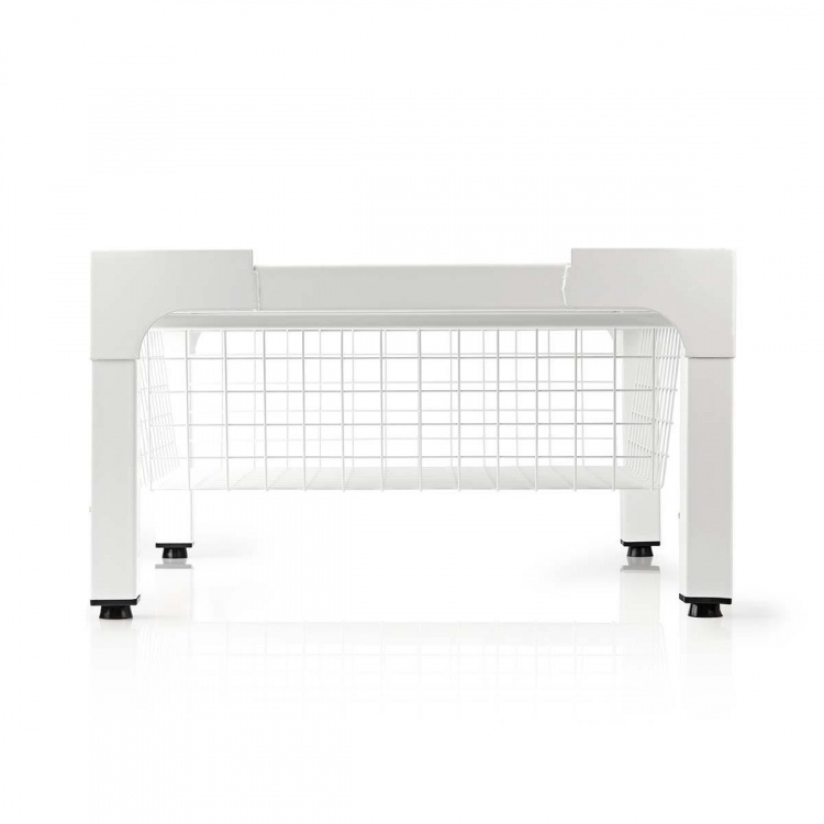 Nedis Stand for Washing Machine & Dryer | Wire basket | 200 kg | White
