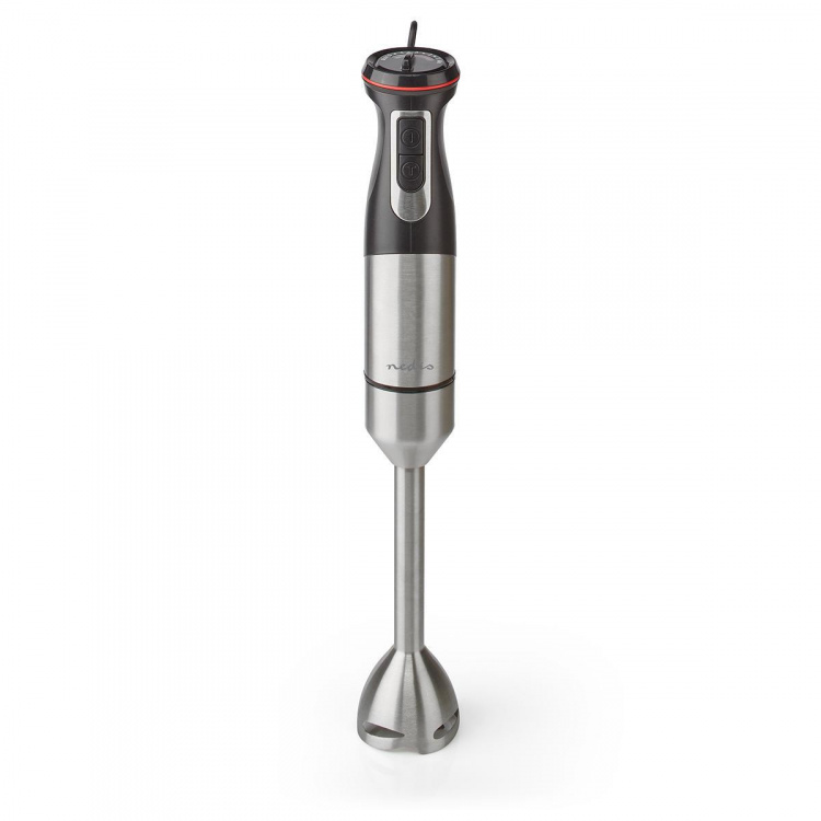 Nedis Hand Blender | 800 W | Speed settings: Variable Speed Control | Chopper | Aluminium / Black