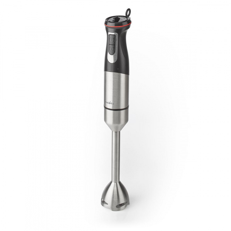 Nedis Hand Blender | 800 W | Speed settings: Variable Speed Control | Chopper | Aluminium / Black