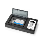 Nedis VHS Converter | Conversion: VHS-C to VHS | Plug and play | Black Nedis VHS Converter | Conversion: VHS-C to VHS | Plug and play | Black
