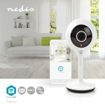 Nedis SmartLife Indoor Camera | Full HD 1080p | Cloud Storage (optional) / microSD (not included) | With motion sensor | Night vision | White