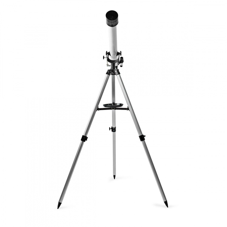 Nedis Telescope | Aperture: 50 mm | Focal length: 600 mm | Finderscope: 5 x 24 | Maximum working height: 125 cm | Tripod | Black / White Nedis Telescope | Aperture: 50 mm | Focal length: 600 mm | Finderscope: 5 x 24 | Maximum working height: 125 cm | Tripod | Black / White