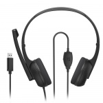Hama Headset PC Office Stereo On-Ear HS-USB250 V2 Black