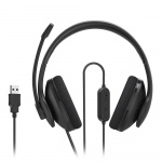 Hama Headset PC Office Stereo Over-Ear HS-USB300 V2 Black Hama Headset PC Office Stereo Over-Ear HS-USB300 V2 Black