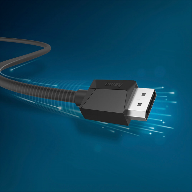Hama Cable DisplayPort 1.2 Ultra-HD 4K 1.5m Black Hama Cable DisplayPort 1.2 Ultra-HD 4K 1.5m Black