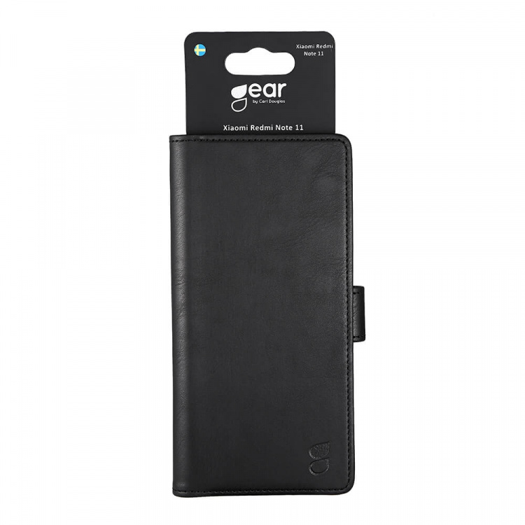 Gear Wallet Case Black - Xiaomi Redmi Note 11