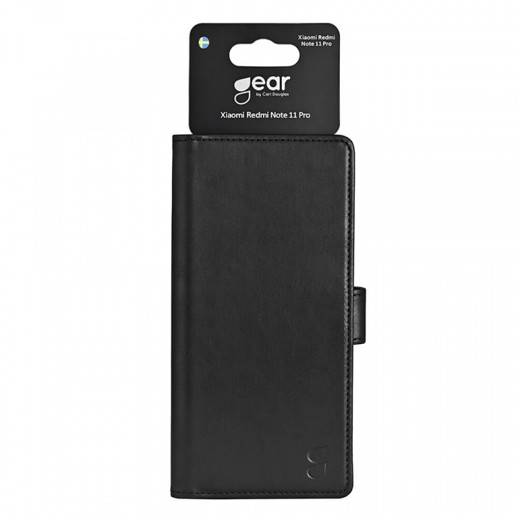 Gear Wallet Case Black - Xiaomi Redmi Note 11 Pro