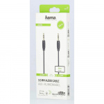 Hama Cable Audio 3.5mm-3.5mm Gold Plated Ultra Thin 0.5m Hama Cable Audio 3.5mm-3.5mm Gold Plated Ultra Thin 0.5m