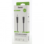 Hama Cable Audio 3.5mm-3.5mm Extension 1.5m Hama Cable Audio 3.5mm-3.5mm Extension 1.5m