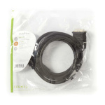 Nedis DVI Cable | DVI-I 24+5-Pin Male | DVI-I 24+5-Pin Female | 2560x1600 | Nickel Plated | 2.00 m | Straight | PVC | Black | Polybag