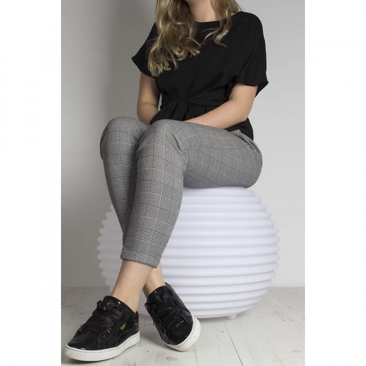 Nikki.Amsterdam The.Pouf | Multicolor Pouf/Side Table & Bluetooth® Speaker