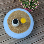 Nikki.Amsterdam The.Pouf | Multicolor Pouf/Side Table & Bluetooth® Speaker