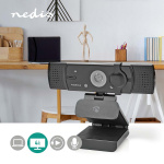 Nedis Webcams | Full HD@60fps / 4K@30fps | Built-In Microphone | Black
