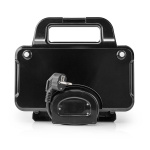 Nedis Sandwich Maker | 900 W | 26.8 x 14.5 cm | Automatic temperature control | Aluminium / Plastic