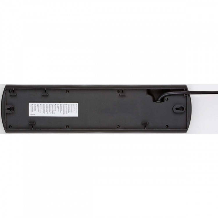 brennenstuhl Extension Socket Primera-Line 10-Way 2.00 m Black - Protective Contact
