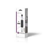 Nedis Universal AC Power Adapter | 60 W | 6 - 16 V DC | 1.10 m | 5.0 - 5.2 A | 8 plug(s) | Black